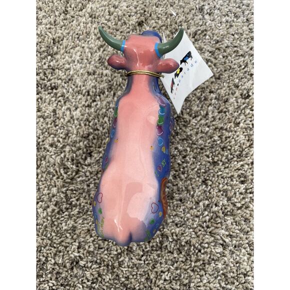 Cow Parade, Big Apple #9163, Westland 2000, I Love New York, w/ Box & Tag - Picture 5 of 10